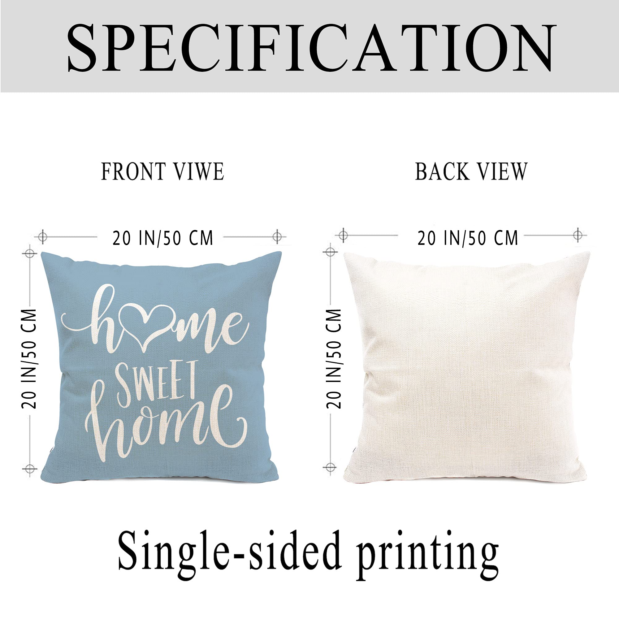 Fundas Decorativas de Lino Geométrico - Cojines para Sofá