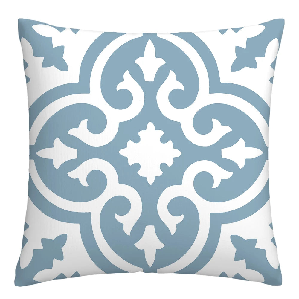 Fundas Decorativas de Lino Geométrico - Cojines para Sofá