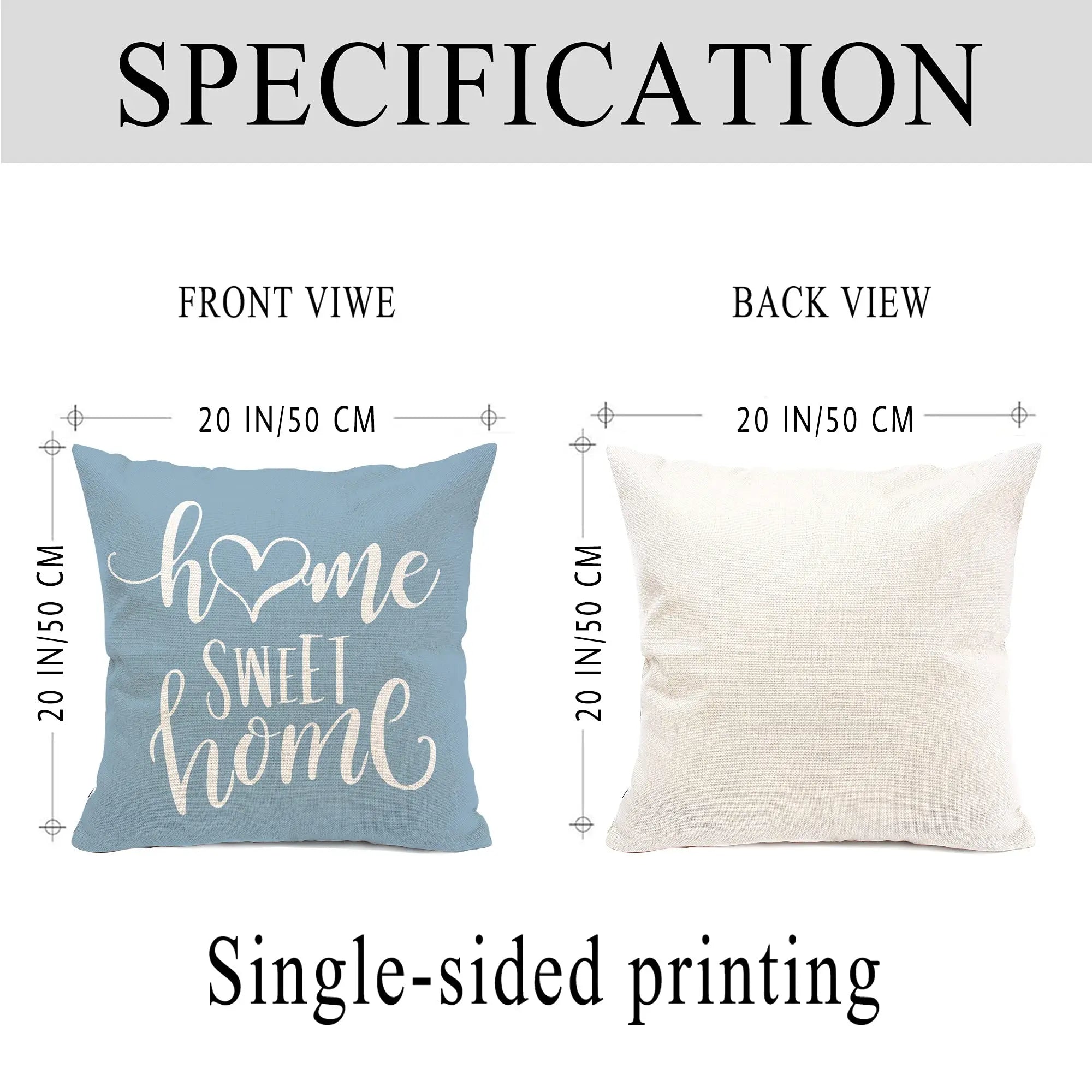 Fundas Decorativas de Lino Geométrico - Cojines para Sofá