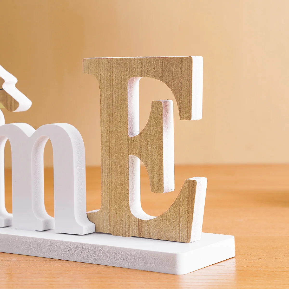 Letrero Decorativo de Mesa - Diseño Pájaro en Forma de Corazón