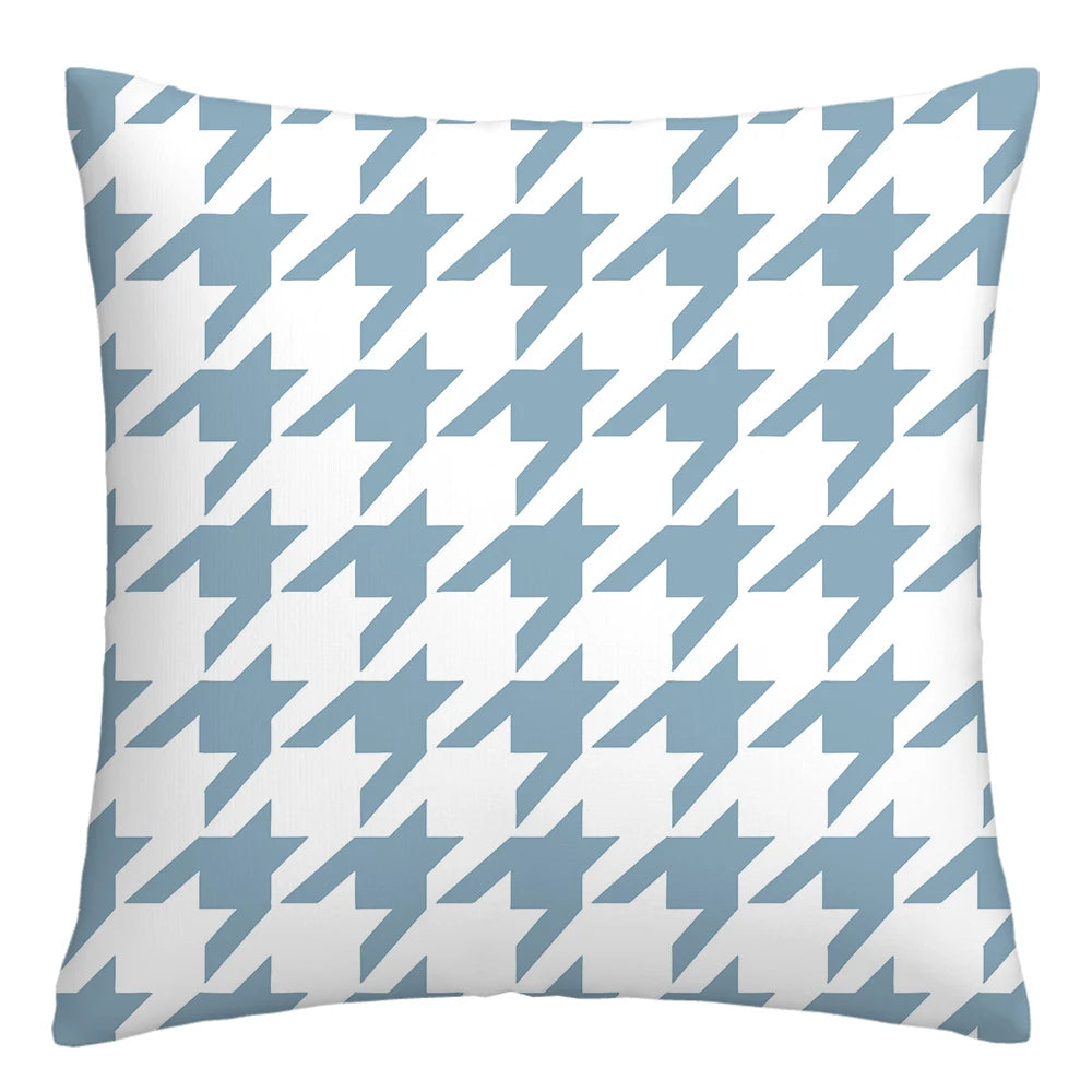 Fundas Decorativas de Lino Geométrico - Cojines para Sofá