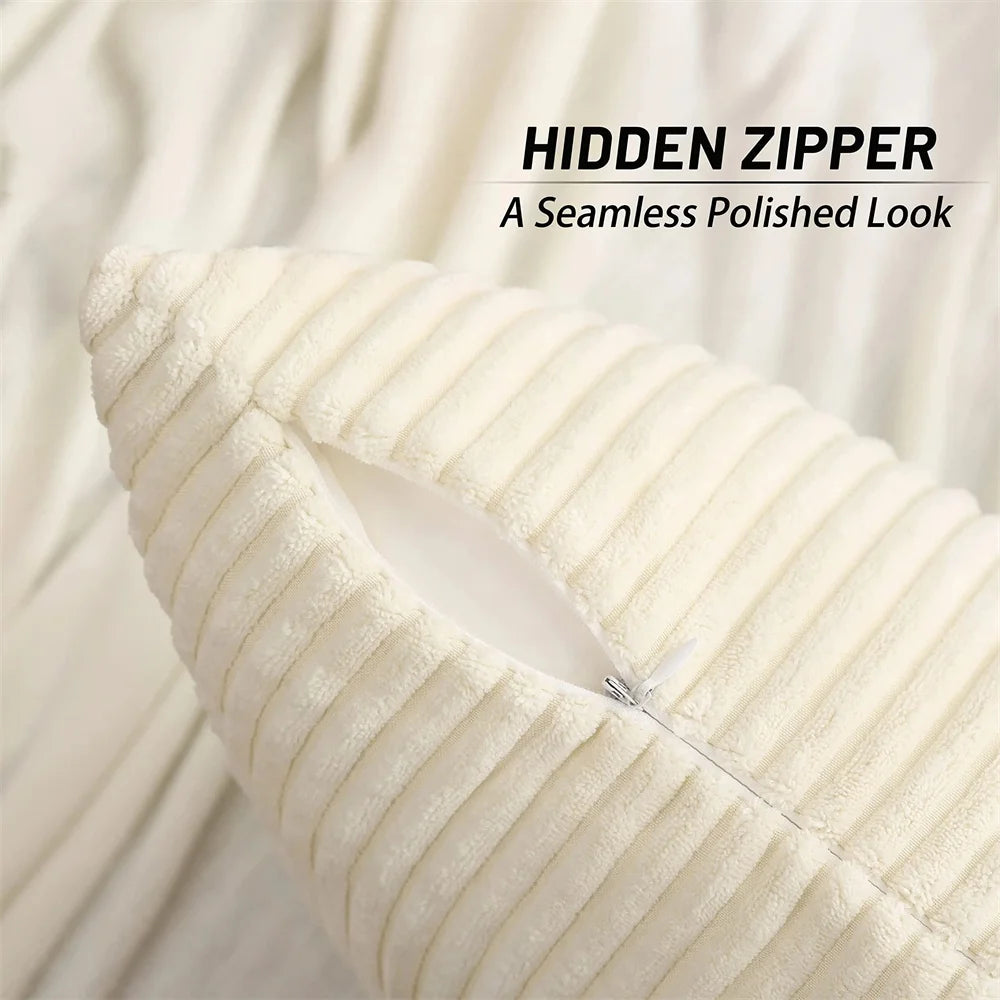 Fundas de Cojín de Pana Premium - Decoración Moderna para Hogar