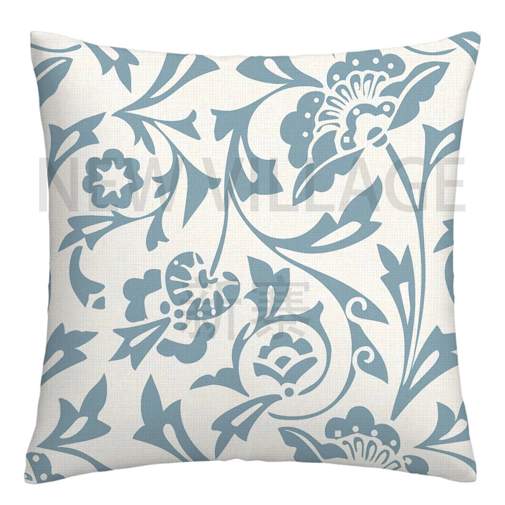 Fundas Decorativas de Lino Geométrico - Cojines para Sofá