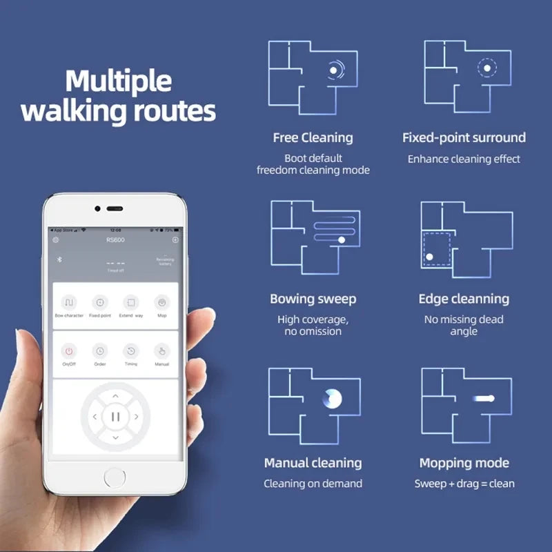 Robot Aspiradora Inteligente Multifuncional